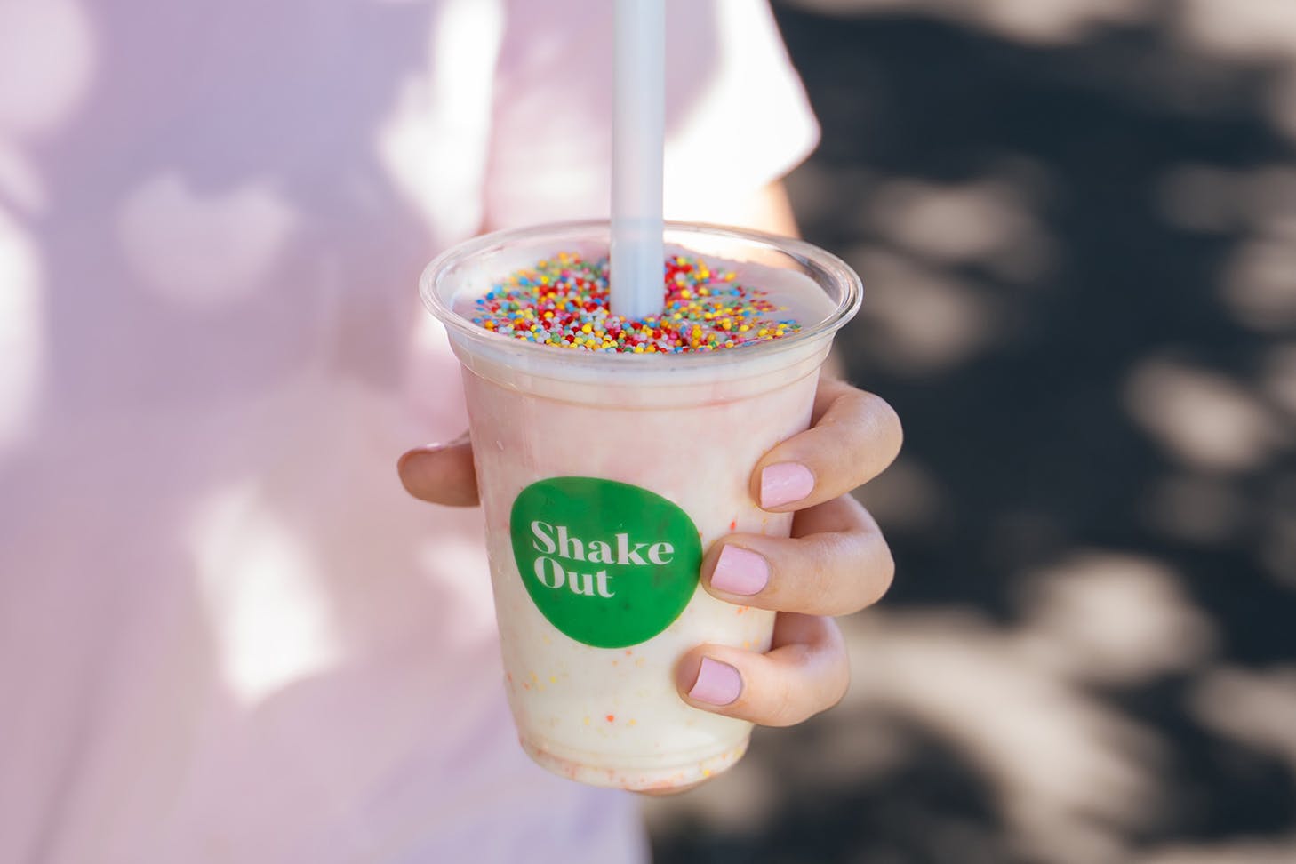Fairy Bread shake from Shake Out.